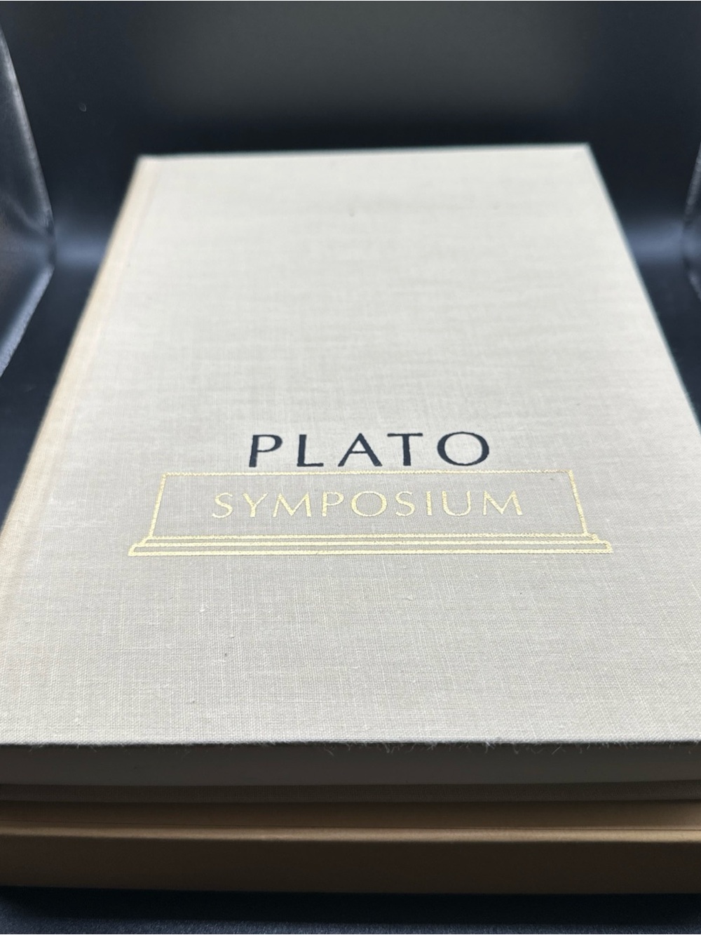 Plato Symposium 1968 Heritage Press Hardcover Slipcase Sandglass